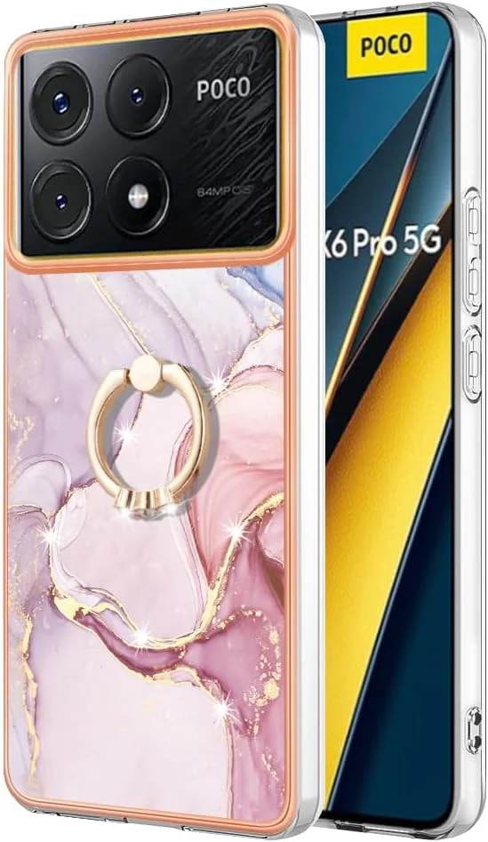 قاب گوشی شیائومی پوکو X6 پرو با طرح سنگ مرمر، حلقه نگهدارنده، محافظ باریک و ضد ضربه، ضد خش و لغزش، مناسب برای شیائومی پوکو X6 پرو (رزگلد) قاب گوشی شیائومی پوکو X6 پرو با طرح سنگ مرمر، حلقه نگهدارنده، محافظ باریک و ضد ضربه، ضد خش و لغزش، مناسب برای شیائومی پوکو X6 پرو (رزگلد)