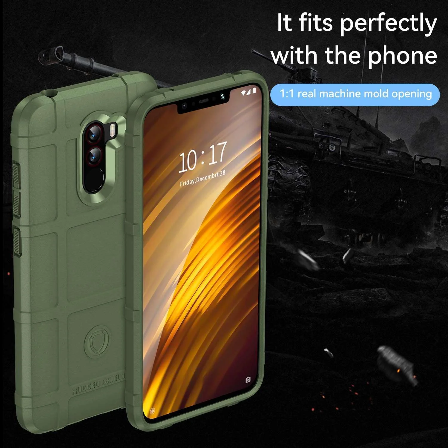 قاب گوشی شیائومی پوکو F1، قاب پایه، دکمه فشاری انعطاف پذیر / محافظت کامل 360 درجه، محافظ محکم - آبی قاب گوشی شیائومی پوکو F1، قاب پایه، دکمه فشاری انعطاف پذیر / محافظت کامل 360 درجه، محافظ محکم - آبی