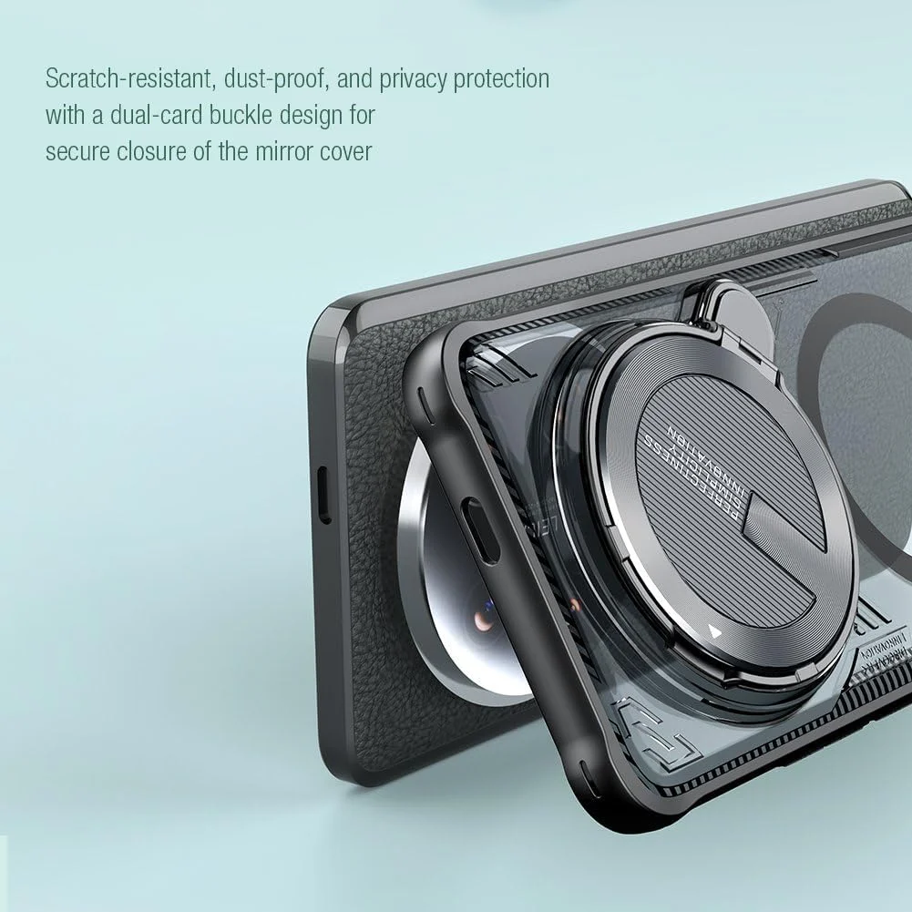 کاور محافظ مغناطیسی سری Iceblade Prop نیلکین مناسب برای شیائومی 14 Ultra - مشکی کاور محافظ مغناطیسی سری Iceblade Prop نیلکین مناسب برای شیائومی 14 Ultra - مشکی