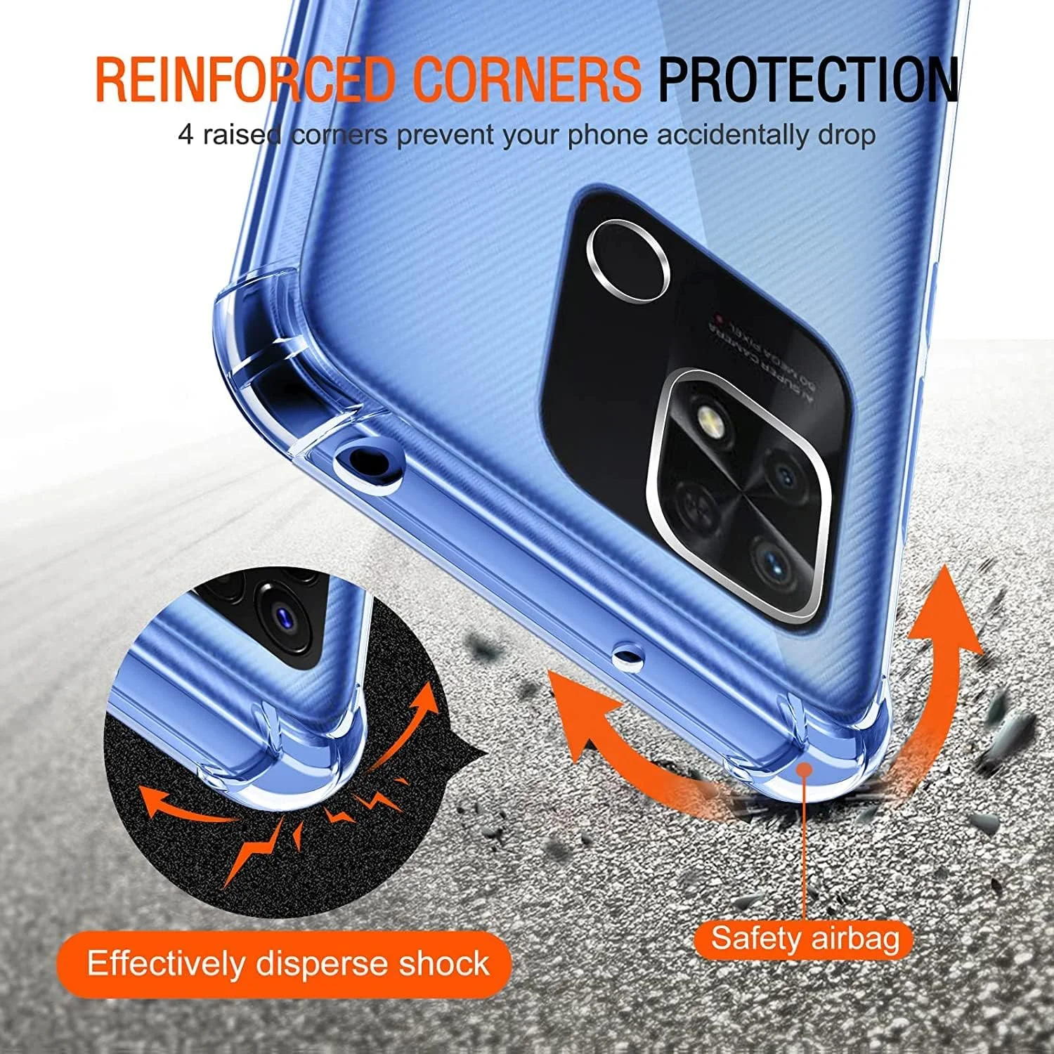 کاور محافظ شفاف ژله ای TPU نرم زوبی تک شیائومی ردمی 10A، ضد ضربه، دارای گوشه های تقویت شده کاور محافظ شفاف ژله ای TPU نرم زوبی تک شیائومی ردمی 10A، ضد ضربه، دارای گوشه های تقویت شده