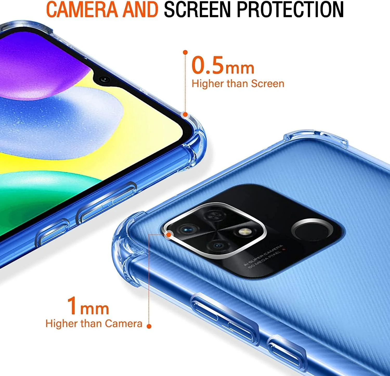 کاور محافظ شفاف ژله ای TPU نرم زوبی تک شیائومی ردمی 10A، ضد ضربه، دارای گوشه های تقویت شده کاور محافظ شفاف ژله ای TPU نرم زوبی تک شیائومی ردمی 10A، ضد ضربه، دارای گوشه های تقویت شده