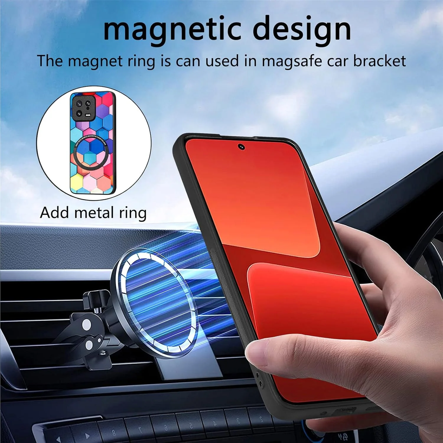 قاب محافظ چرمی PU و PC برای گوشی شیائومی 13 تی / 13 تی پرو، محافظ باریک و ضد ضربه، قاب مات بادوام و ضد لغزش (01)