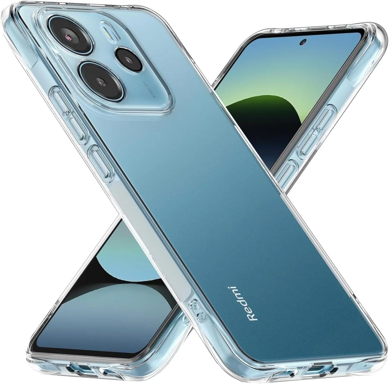 کاور محافظ گوشی شیائومی ردمی نوت 14، کاور نرم و شفاف سیلیکونی TPU با محافظت از دوربین، ضد ضربه و انعطاف پذیر مناسب برای ردمی نوت 14 4G کاور محافظ گوشی شیائومی ردمی نوت 14، کاور نرم و شفاف سیلیکونی TPU با محافظت از دوربین، ضد ضربه و انعطاف پذیر مناسب برای ردمی نوت 14 4G