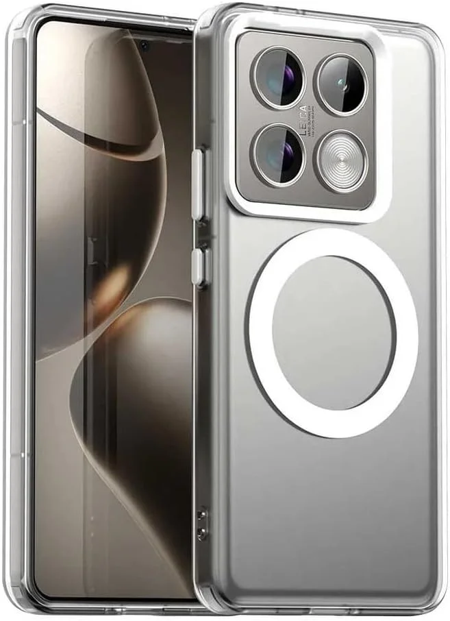 کاور شفاف Gruattreay سازگار با Xiaomi 14T Pro 2024، سازگار با Mag-Safe، محافظت ضد ضربه با درجه نظامی، مقاوم در برابر زرد شدن، کاور هیبریدی مغناطیسی کلاسیک (سفید) کاور شفاف Gruattreay سازگار با Xiaomi 14T Pro 2024، سازگار با Mag-Safe، محافظت ضد ضربه با درجه نظامی، مقاوم در برابر زرد شدن، کاور هیبریدی مغناطیسی کلاسیک (سفید)