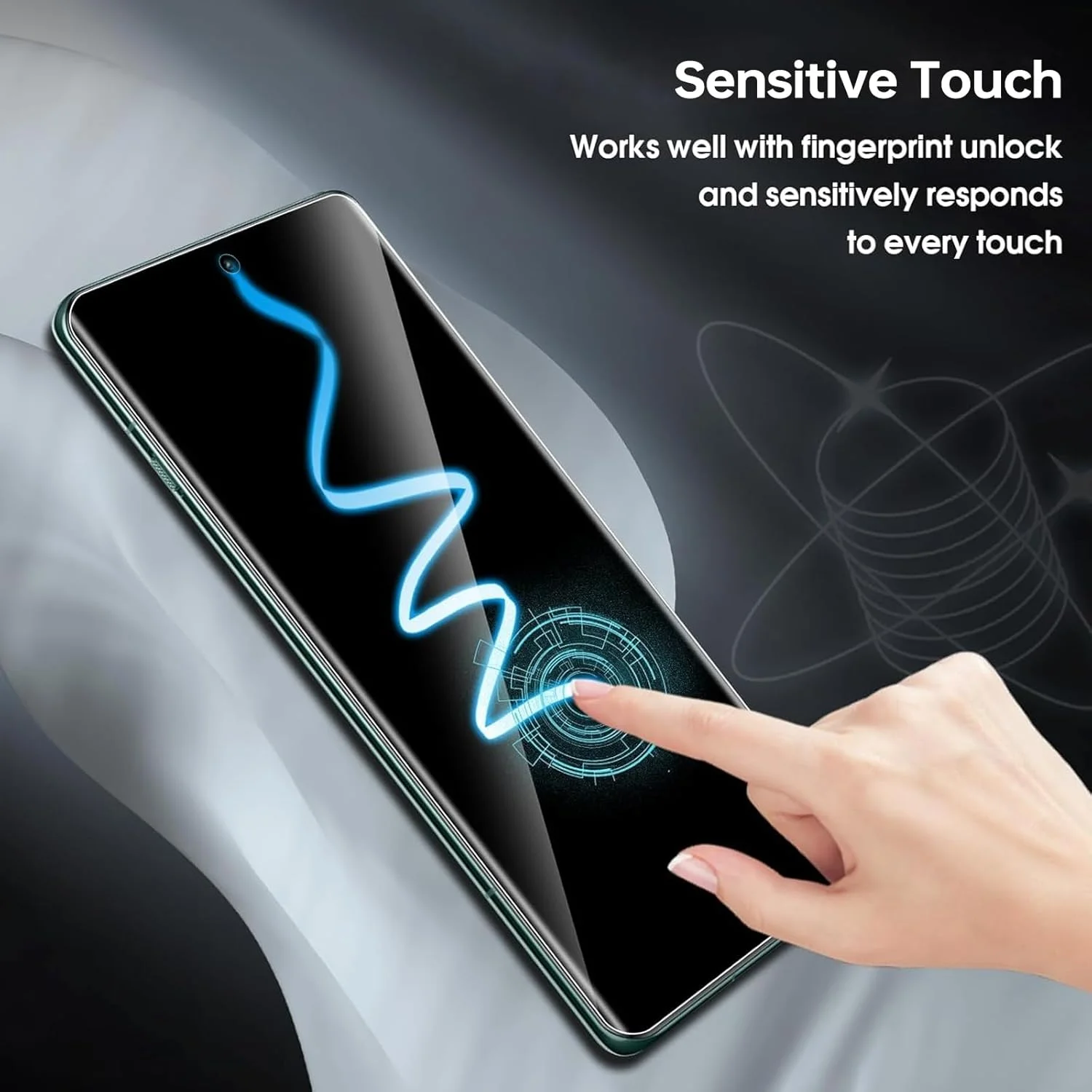 محافظ صفحه نمایش حریم خصوصی نرم برای ردمی نوت 14 پرو [بسته 3+1] به همراه قاب گوشی TPU شفاف، فیلم TPU ضد جاسوسی جایگزین برای شیائومی ردمی نوت 14 پرو 5G