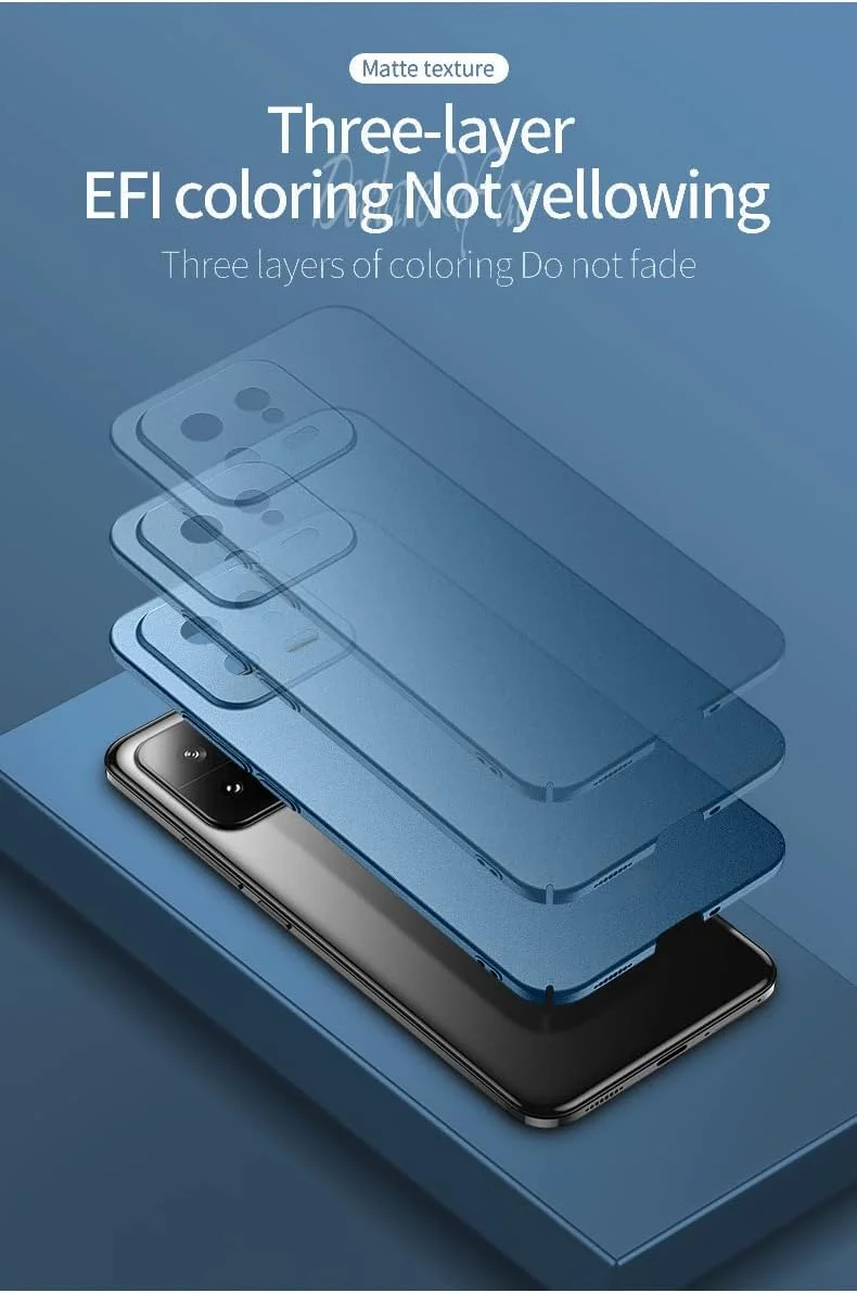 قاب محافظ گوشی شیائومی 13 پرو، مشکی، باریک، ساخته شده از TPU نرم، پوشش سیلیکونی انعطاف پذیر، مات، مناسب برای شیائومی 13 پرو 5G از Emodil