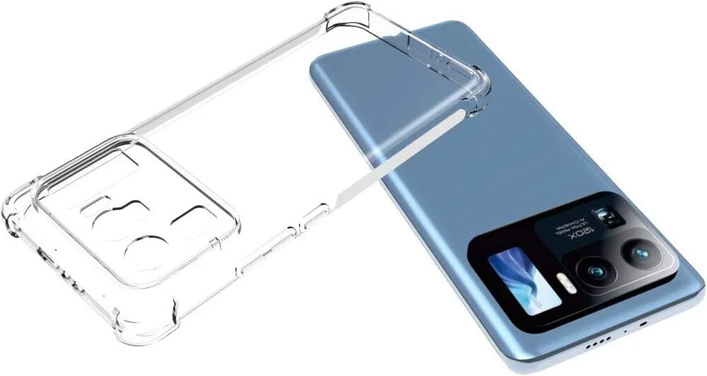 کاور محافظ ژله ای شفاف زوبی تک برای گوشی شیائومی می 11 اولترا 5G، ساخته شده از سیلیکون TPU نرم و انعطاف پذیر، با محافظت از دوربین و ضربه گیر در گوشه ها