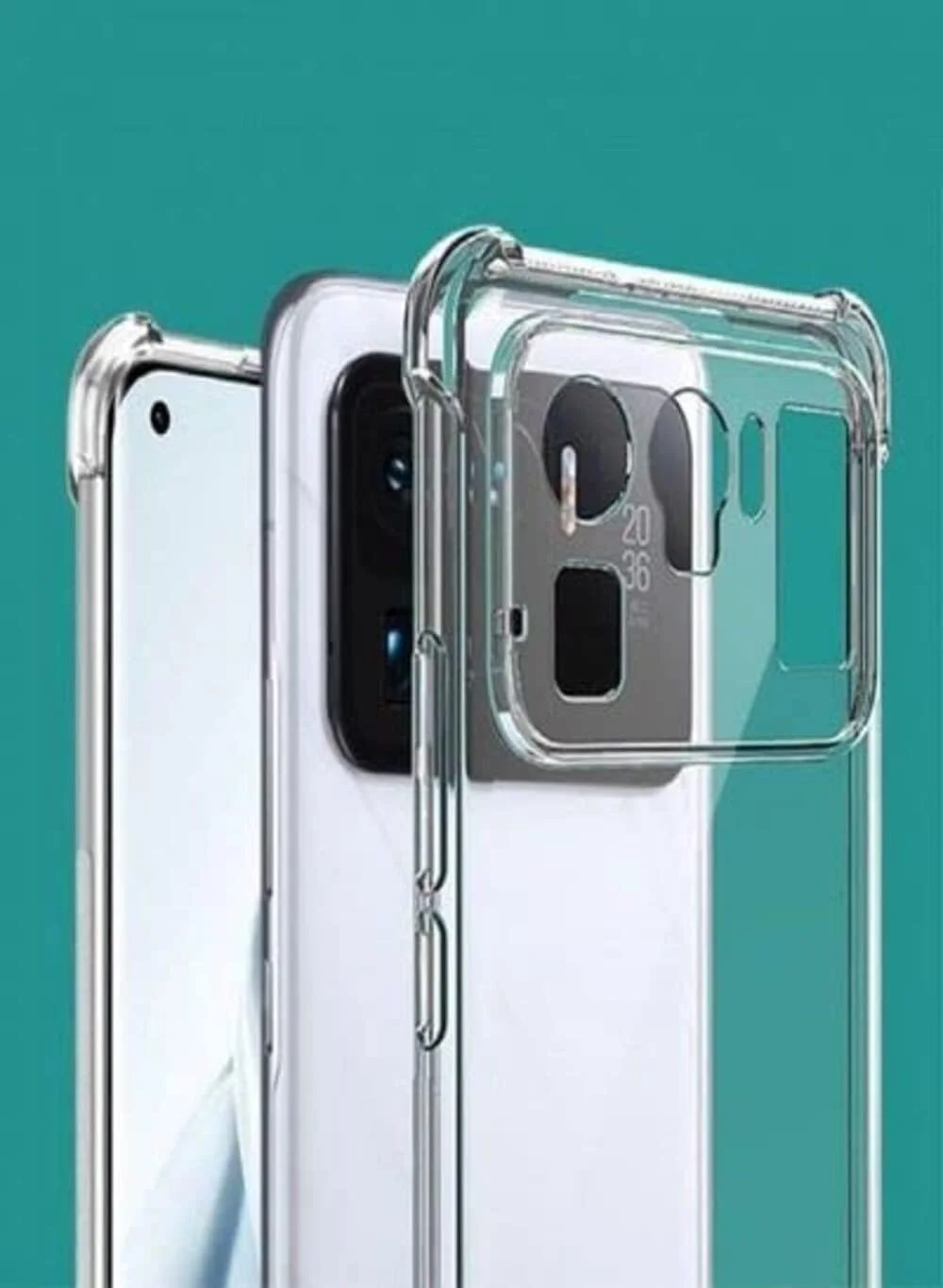 کاور محافظ ژله ای شفاف زوبی تک برای گوشی شیائومی می 11 اولترا 5G، ساخته شده از سیلیکون TPU نرم و انعطاف پذیر، با محافظت از دوربین و ضربه گیر در گوشه ها