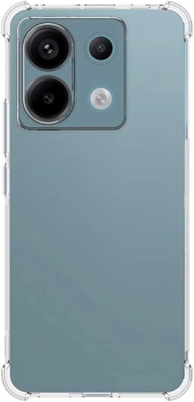 کاور شفاف سیلیکونی TPU نرم و سبک محافظ ضد ضربه دوربین برای گوشی شیائومی Redmi Note 13 Pro 5G / Poco X6 5G