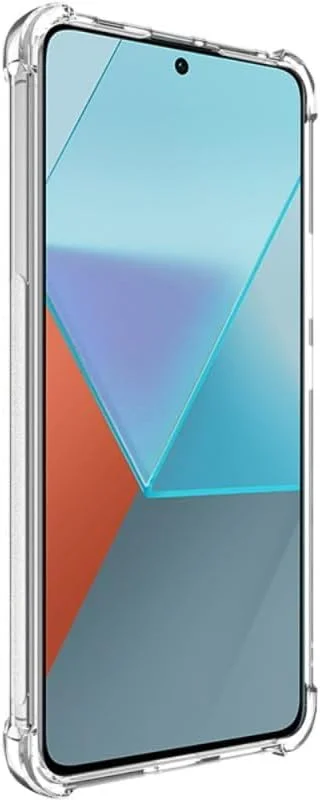 کاور شفاف سیلیکونی TPU نرم و سبک محافظ ضد ضربه دوربین برای گوشی شیائومی Redmi Note 13 Pro 5G / Poco X6 5G