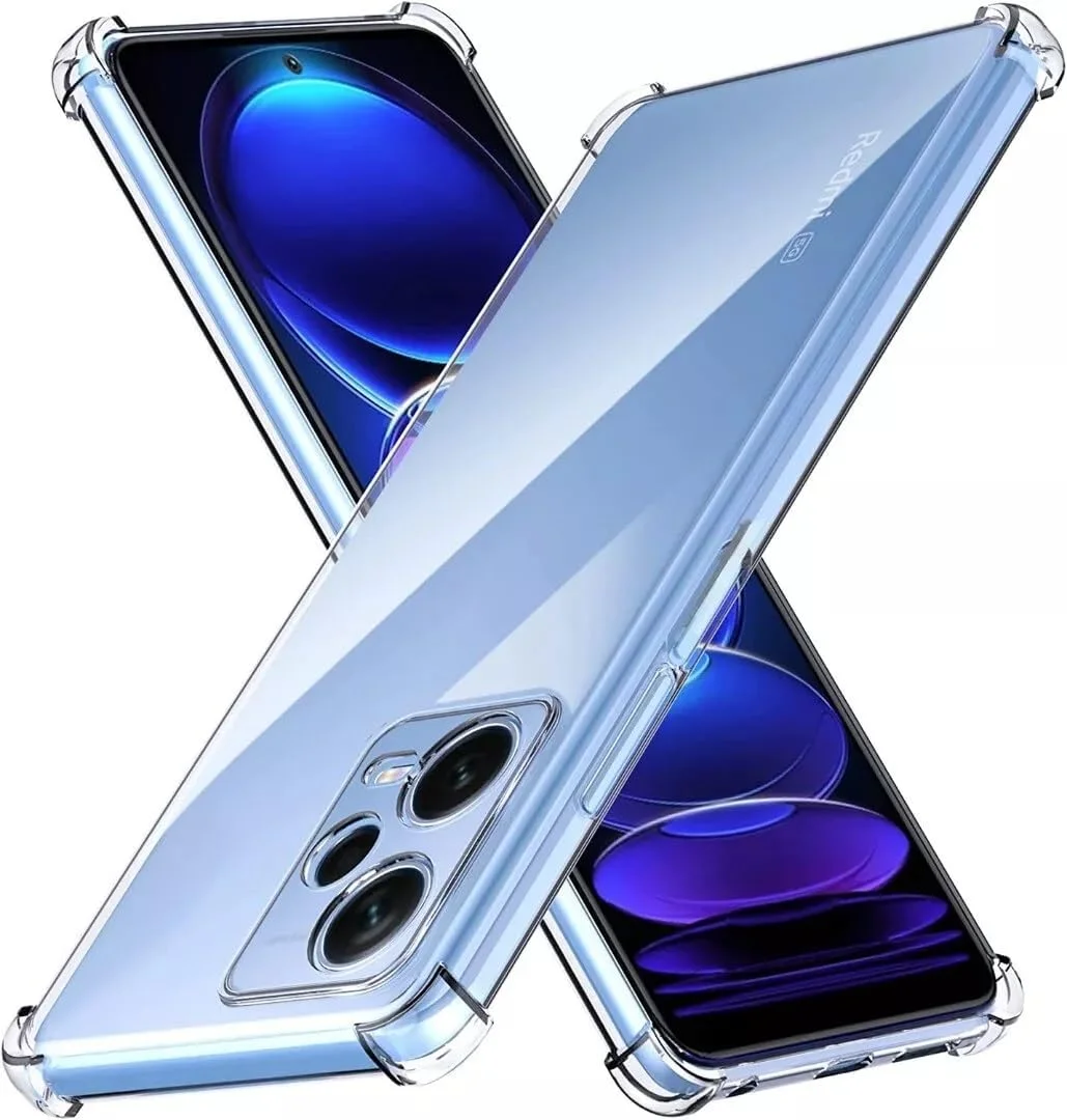 کاور محافظ سازگار با ردمی نوت 12 پرو، طراحی شده برای ردمی نوت 12 پرو 5G شفاف، گوشه های تقویت شده، مقاوم در برابر خراش، TPU لاستیکی نرم، کاور محافظ سیلیکونی برای ردمی نوت 12 پرو (کاور بامپر) کاور محافظ سازگار با ردمی نوت 12 پرو، طراحی شده برای ردمی نوت 12 پرو 5G شفاف، گوشه های تقویت شده، مقاوم در برابر خراش، TPU لاستیکی نرم، کاور محافظ سیلیکونی برای ردمی نوت 12 پرو (کاور بامپر)