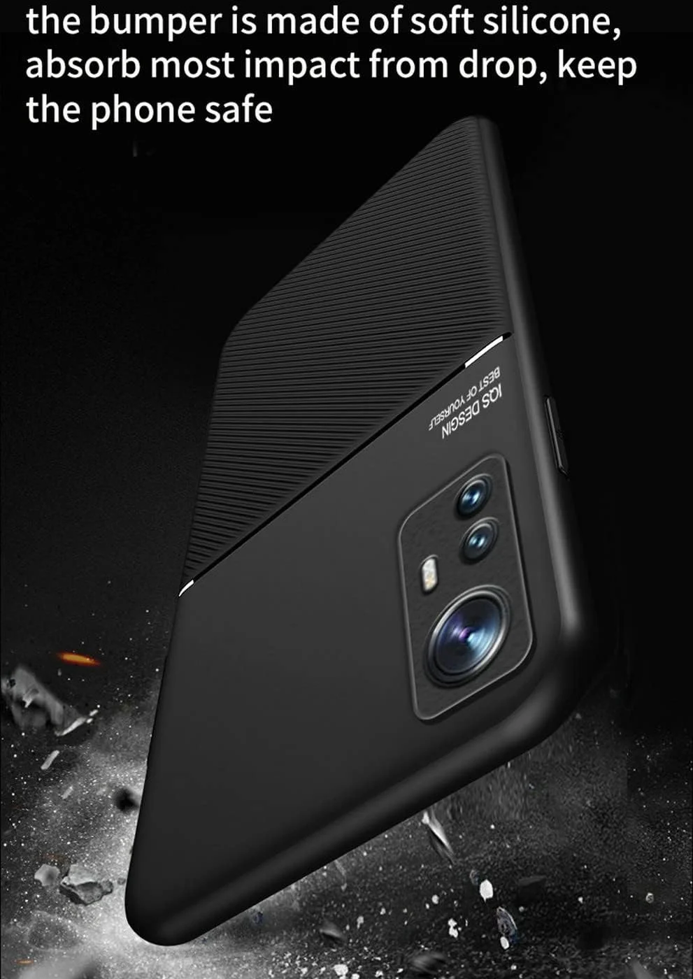 کاور محافظ Kepuch Mowen برای شیائومی Mi 12 - بامپر با صفحه فلزی داخلی برای شیائومی Mi 12 - مشکی کاور محافظ Kepuch Mowen برای شیائومی Mi 12 - بامپر با صفحه فلزی داخلی برای شیائومی Mi 12 - مشکی