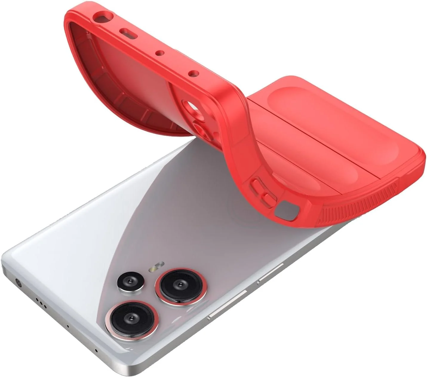 کاور سیلیکونی محافظ گوشی شیائومی پوکو F5 5G / ردمی نوت 12 توربو 5G، ضد ضربه و ضد خش، دارای پوشش داخلی نرم میکروفایبر (سبز)