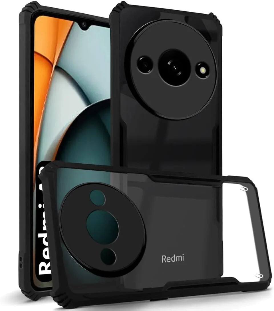 کاور محافظ گوشی ردمی A3 مدل Zubitech | محافظت 360 درجه | کاور پشتی شفاف ضد ضربه | شفاف (مشکی) کاور محافظ گوشی ردمی A3 مدل Zubitech | محافظت 360 درجه | کاور پشتی شفاف ضد ضربه | شفاف (مشکی)