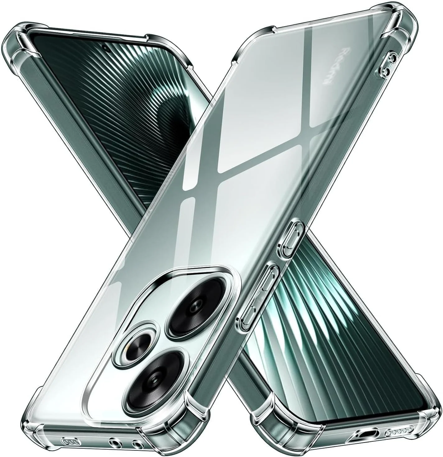 قاب محافظ ژله ای شفاف ضربه گیر شیائومی ردمی 13 4G / ردمی نوت 13R مدل ایرکوشن