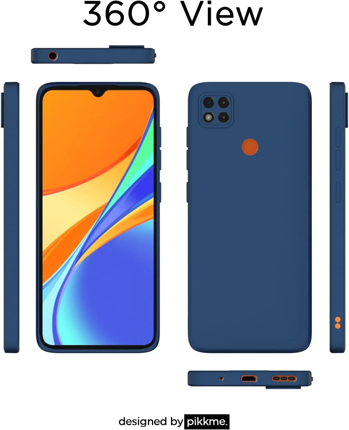 کاور محافظ گوشی شیائومی ردمی 9C / 10A مدل باریک، نرم و سیلیکونی، رنگ آبی کاور محافظ گوشی شیائومی ردمی 9C / 10A مدل باریک، نرم و سیلیکونی، رنگ آبی