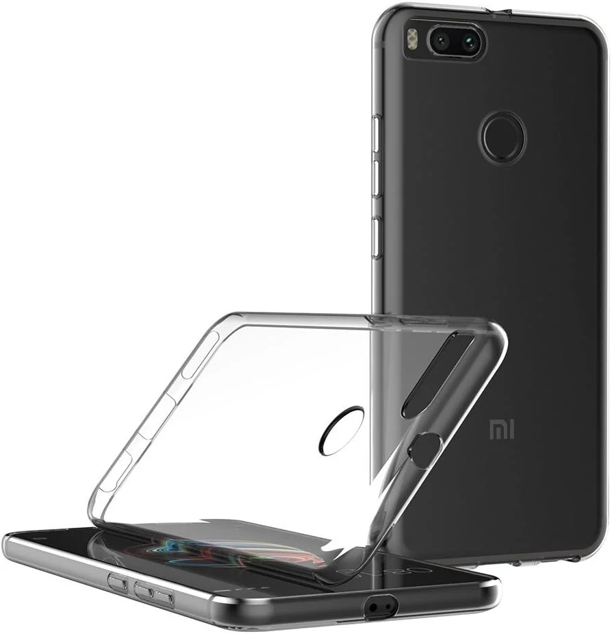 کاور محافظ ژله ای نرم مای جین مناسب برای گوشی شیائومی Mi A1 / Mi 5X (سایز 5.5 اینچ) با بامپر TPU و پشت شفاف