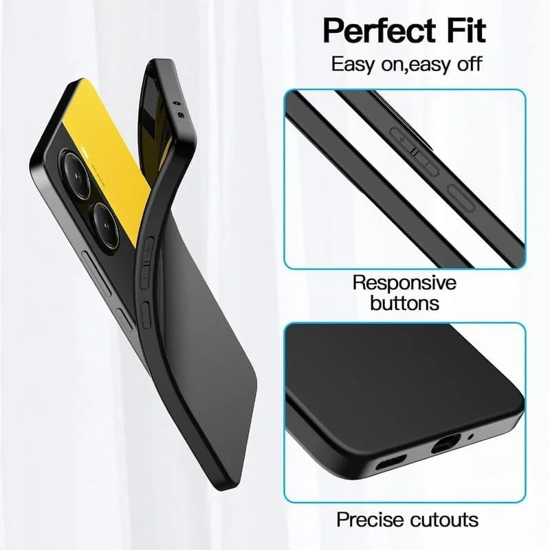 قاب محافظ باریک TPU با پوشش مات و انعطاف پذیر به همراه محافظ دوربین برای گوشی شیائومی پوکو X7 پرو 5G قاب محافظ باریک TPU با پوشش مات و انعطاف پذیر به همراه محافظ دوربین برای گوشی شیائومی پوکو X7 پرو 5G