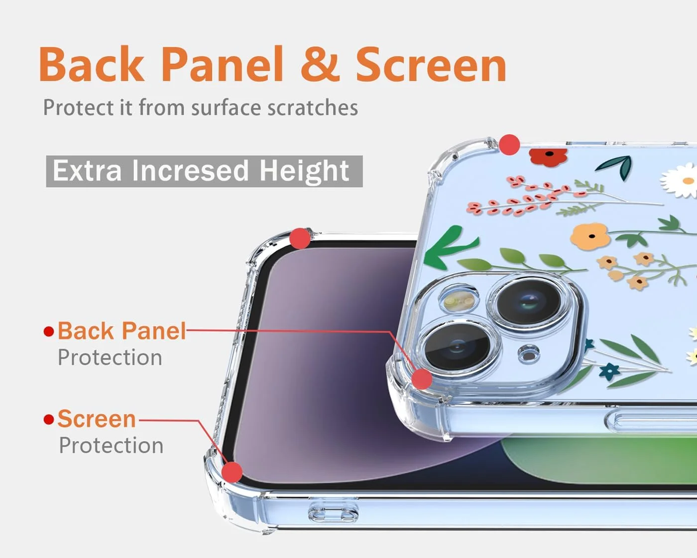 کاور شفاف یوکسینگ برای شیائومی ردمی A5 4G - کاور محافظ TPU نرم با طرح ضربه گیر و الگوهای جذاب (طرح گل) کاور شفاف یوکسینگ برای شیائومی ردمی A5 4G - کاور محافظ TPU نرم با طرح ضربه گیر و الگوهای جذاب (طرح گل)