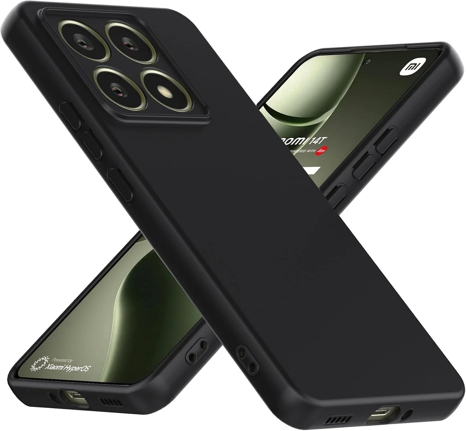 قاب محافظ گوشی شیائومی 14T Pro، روکش لاستیکی مات سیلیکونی نرم TPU با محافظت از دوربین، قاب پشتی انعطاف پذیر برای شیائومی 14T Pro (2024) - مشکی قاب محافظ گوشی شیائومی 14T Pro، روکش لاستیکی مات سیلیکونی نرم TPU با محافظت از دوربین، قاب پشتی انعطاف پذیر برای شیائومی 14T Pro (2024) - مشکی