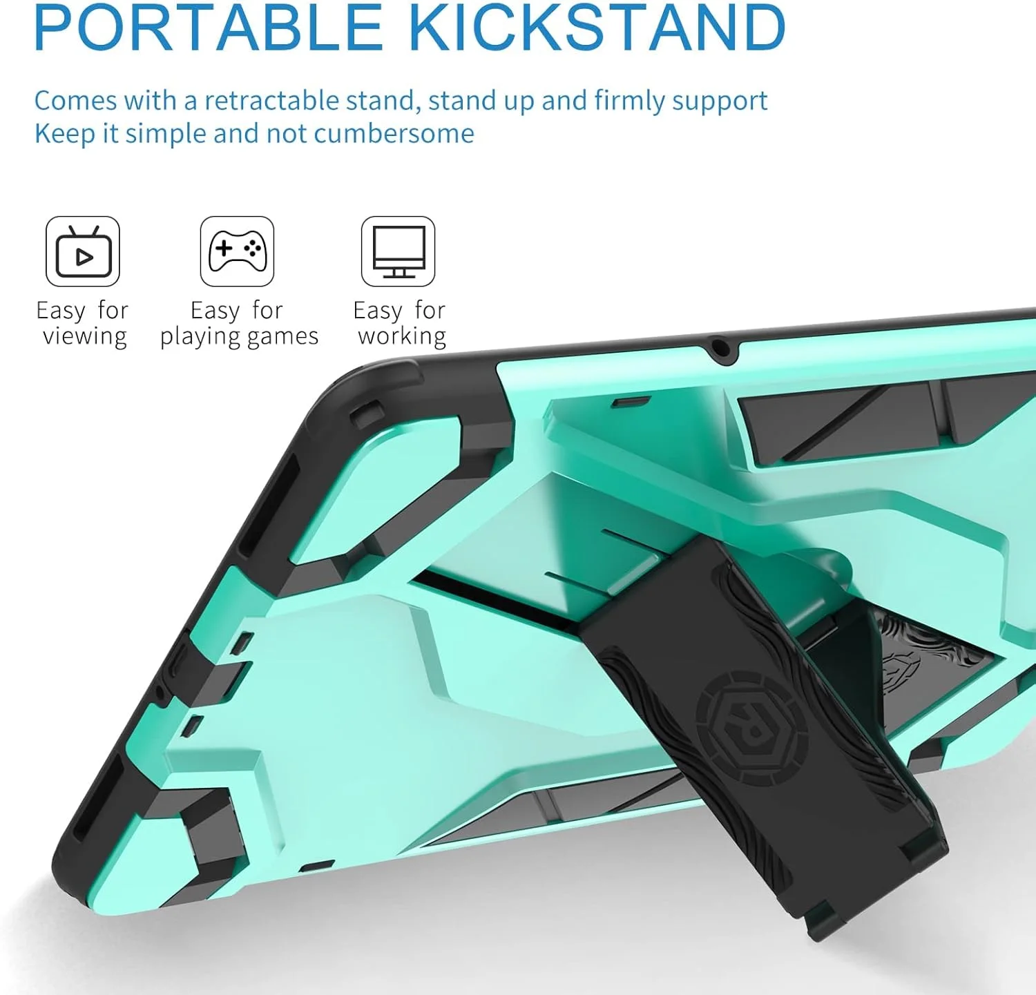 کاور محافظ تبلت شیاومی می پد 5 / می پد 5 پرو 11 اینچ 5G مدل 2021، کاور محافظ دو لایه ضد ضربه با دستگیره و بند شانه (سبز) کاور محافظ تبلت شیاومی می پد 5 / می پد 5 پرو 11 اینچ 5G مدل 2021، کاور محافظ دو لایه ضد ضربه با دستگیره و بند شانه (سبز)