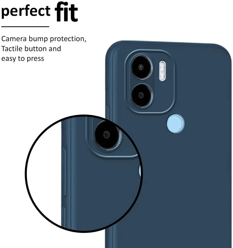 قاب محافظ گوشی شیائومی ردمی A2 پلاس، روکش لاستیکی مات سیلیکونی نرم TPU با محافظت از دوربین، قاب پشتی انعطاف پذیر برای ردمی A2 پلاس (آبی) قاب محافظ گوشی شیائومی ردمی A2 پلاس، روکش لاستیکی مات سیلیکونی نرم TPU با محافظت از دوربین، قاب پشتی انعطاف پذیر برای ردمی A2 پلاس (آبی)