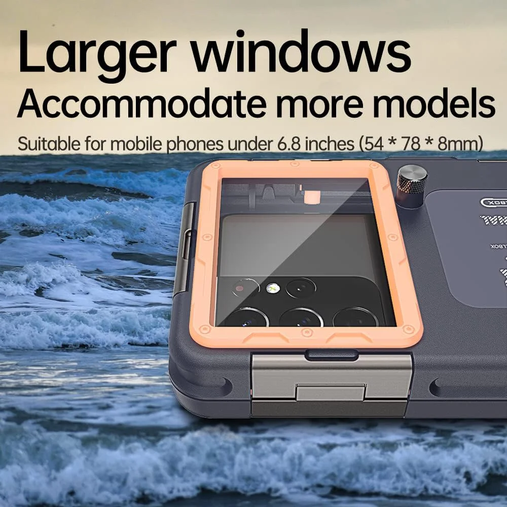 کیف ضد آب گوشی FiTSTILL 15M، کیس غواصی جهانی، کاور ضد آب گوشی برای شنا و غواصی سطحی مناسب برای آیفون 16 15 14 13 12 11 پرو مکس سامسونگ هواوی گوگل وان پلاس شیائومی ال جی