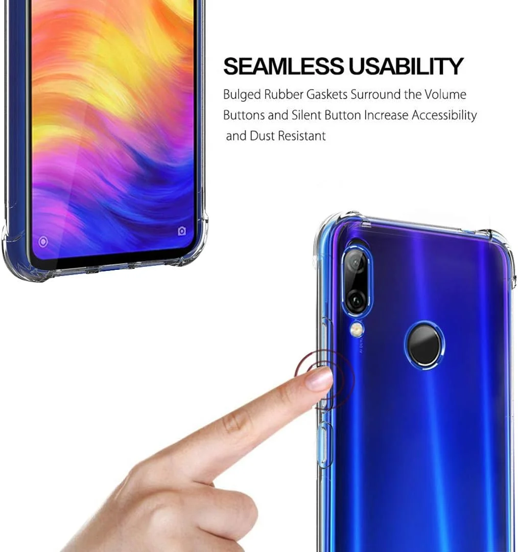 کاور محافظ ژله ای شفاف مناسب گوشی شیائومی ردمی نوت 7 پرو/شیائومی 7، فوق العاده باریک، مقاوم در برابر خط و خش، ساخته شده از TPU نرم و انعطاف پذیر کاور محافظ ژله ای شفاف مناسب گوشی شیائومی ردمی نوت 7 پرو/شیائومی 7، فوق العاده باریک، مقاوم در برابر خط و خش، ساخته شده از TPU نرم و انعطاف پذیر