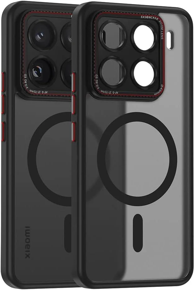 قاب مغناطیسی Gruattreay سازگار با Xiaomi 15 Pro، کاور پشتی نیمه شفاف مات سبک وزن، محافظت از لنز دوربین، ضد ضربه، کاور محافظ برای Mi 15 Pro (مشکی) قاب مغناطیسی Gruattreay سازگار با Xiaomi 15 Pro، کاور پشتی نیمه شفاف مات سبک وزن، محافظت از لنز دوربین، ضد ضربه، کاور محافظ برای Mi 15 Pro (مشکی)