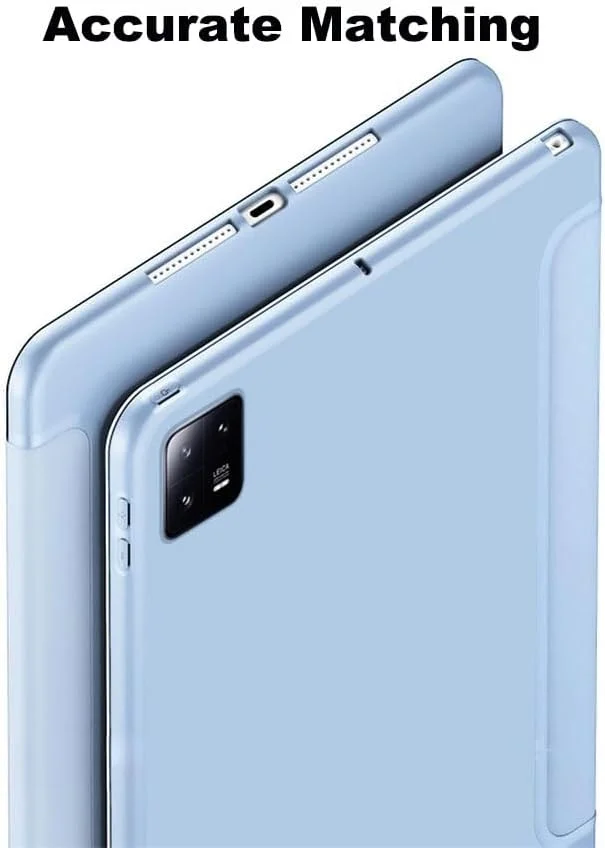 کاور محافظ تاشو باریک و سبک سازگار با Xiaomi MI Pad 6 11 اینچ 2023، با قابلیت استند چند زاویه و عملکرد بیدار و خواب خودکار برای mipad 6 Pro (مشکی) کاور محافظ تاشو باریک و سبک سازگار با Xiaomi MI Pad 6 11 اینچ 2023، با قابلیت استند چند زاویه و عملکرد بیدار و خواب خودکار برای mipad 6 Pro (مشکی)