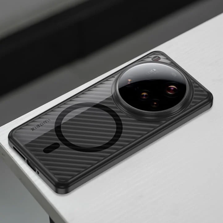 قاب مغناطیسی سازگار با شیائومی Mi 15 Ultra، مات نیمه شفاف ضد اثر انگشت، باریک و مقاوم در برابر ضربه برای Mi 15 Ultra (مشکی) قاب مغناطیسی سازگار با شیائومی Mi 15 Ultra، مات نیمه شفاف ضد اثر انگشت، باریک و مقاوم در برابر ضربه برای Mi 15 Ultra (مشکی)