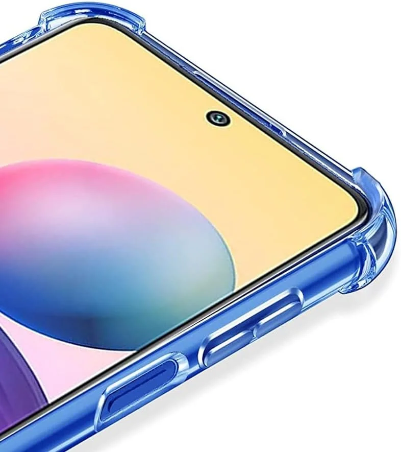 کاور محافظ شفاف مارگون برای گوشی شیائومی ردمی نوت 10 5G، باریک، مقاوم در برابر ضربه، با لبه های نرم TPU و گوشه های تقویت شده