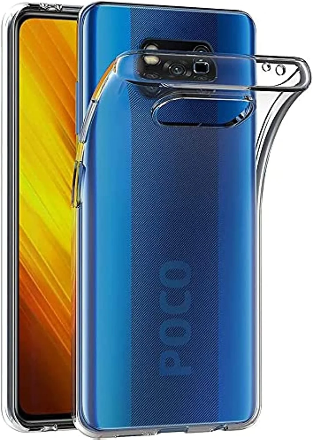 کاور مایجین برای گوشی شیائومی پوکو X3 / پوکو X3 NFC (6.67 اینچ)، ژلهای نرم TPU، محافظ بامپر، پشت شفاف کاور مایجین برای گوشی شیائومی پوکو X3 / پوکو X3 NFC (6.67 اینچ)، ژلهای نرم TPU، محافظ بامپر، پشت شفاف