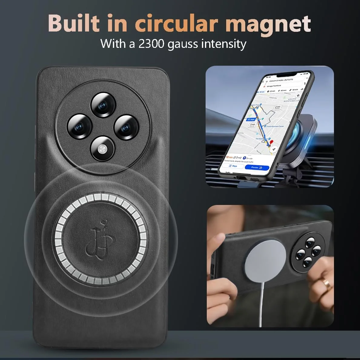 قاب گوشی YSONCHAN برای شیائومی 15، قاب مغناطیسی قوی با قدرت 2300 گاوس، شارژ بیسیم Mag-Safe، قاب چرمی ضد ضربه - مشکی قاب گوشی YSONCHAN برای شیائومی 15، قاب مغناطیسی قوی با قدرت 2300 گاوس، شارژ بیسیم Mag-Safe، قاب چرمی ضد ضربه - مشکی