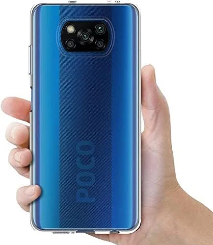 کاور مایجین برای گوشی شیائومی پوکو X3 / پوکو X3 NFC (6.67 اینچ)، ژلهای نرم TPU، محافظ بامپر، پشت شفاف کاور مایجین برای گوشی شیائومی پوکو X3 / پوکو X3 NFC (6.67 اینچ)، ژلهای نرم TPU، محافظ بامپر، پشت شفاف