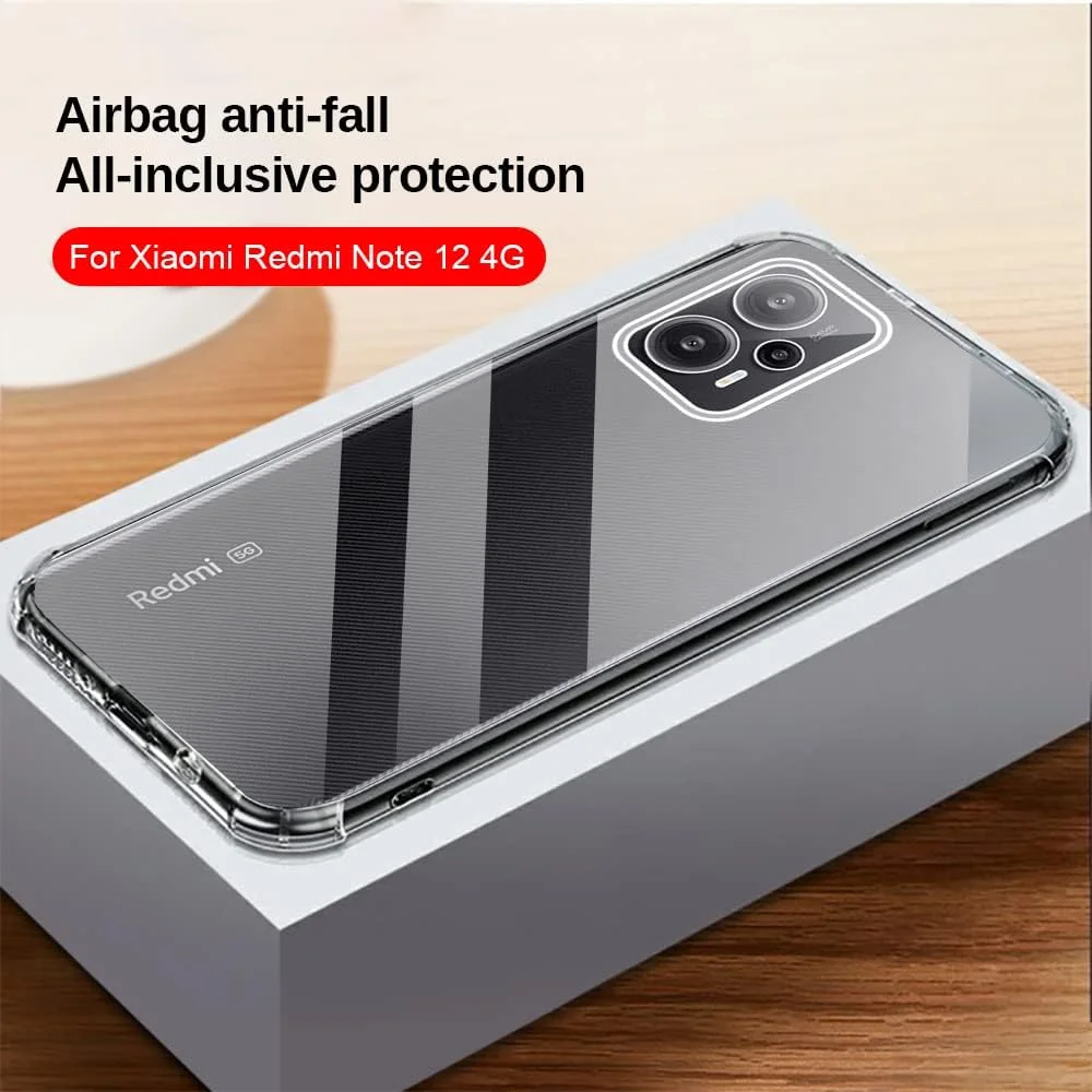 کاور سازگار با ردمی نوت 12 پرو+ 5G، کاور ضربه گیر سیلیکونی انعطاف پذیر، بامپر شفاف ضد خش، محافظ کامل دوربین TPU طراحی شده برای شیائومی ردمی نوت 12 پرو+ 5G کاور سازگار با ردمی نوت 12 پرو+ 5G، کاور ضربه گیر سیلیکونی انعطاف پذیر، بامپر شفاف ضد خش، محافظ کامل دوربین TPU طراحی شده برای شیائومی ردمی نوت 12 پرو+ 5G