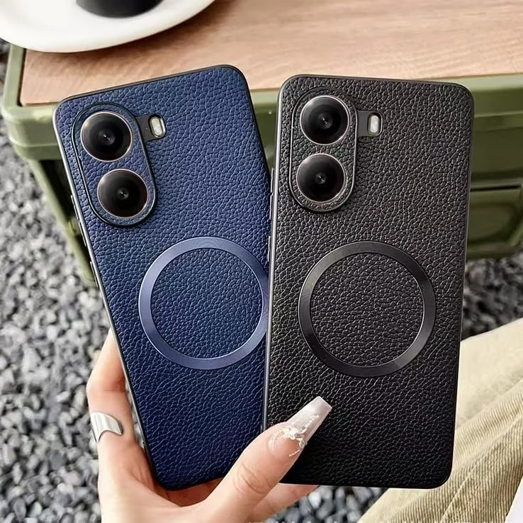 قاب چرمی ممتاز برای شیائومی پوکو X7 پرو، فریم TPU فوق العاده باریک سازگار با MagSafe با محافظت دقیق از دوربین و ضد ضربه - طراحی لوکس مات (برای شیائومی پوکو X7 پرو، سبز) قاب چرمی ممتاز برای شیائومی پوکو X7 پرو، فریم TPU فوق العاده باریک سازگار با MagSafe با محافظت دقیق از دوربین و ضد ضربه - طراحی لوکس مات (برای شیائومی پوکو X7 پرو، سبز)