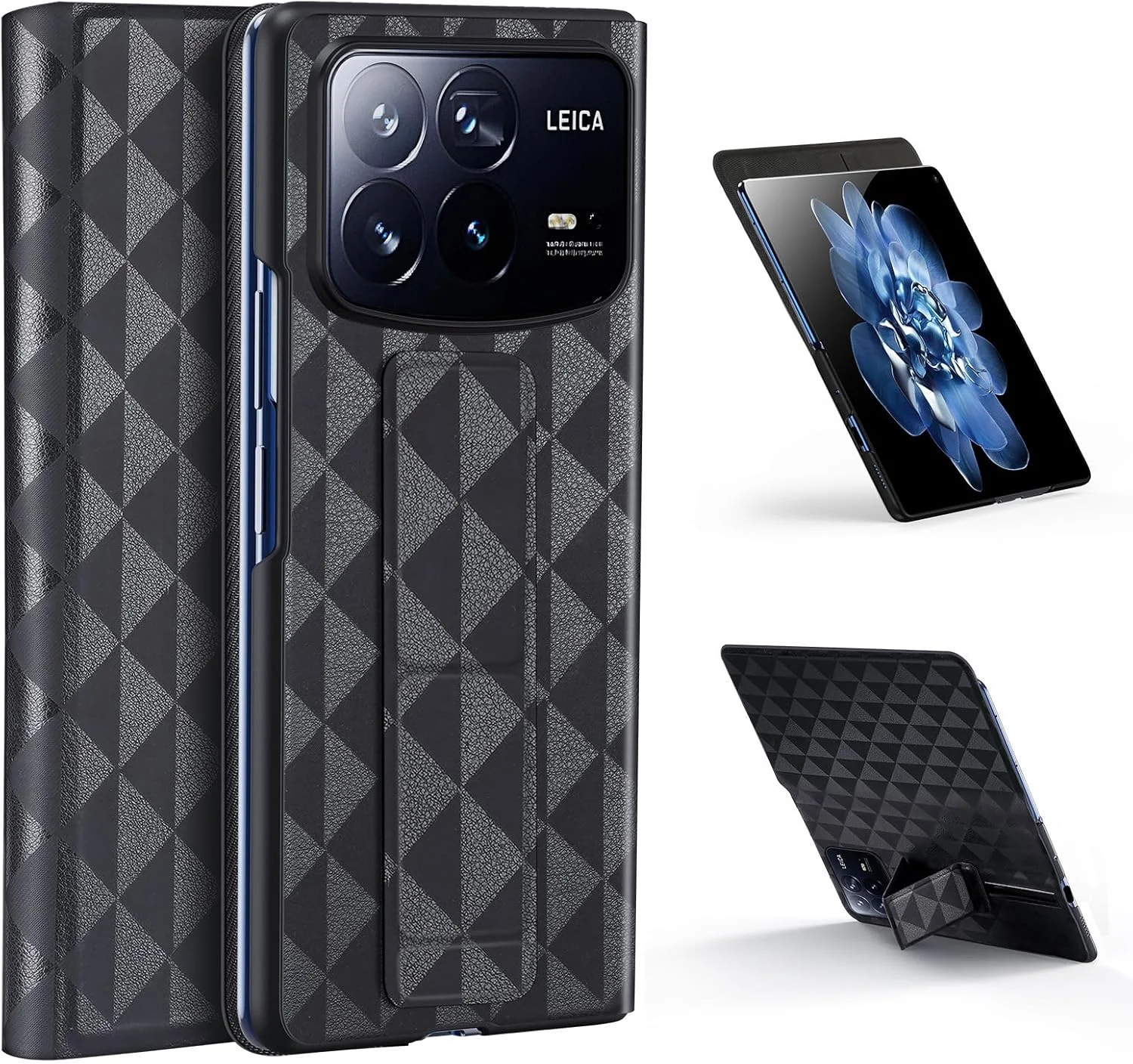 کیف تاشو سری Fitt دوکس دوکیس برای شیائومی میکس فولد 4 – محافظ کامل 360 درجه، طراحی باریک و مناسب تاشو با نصب آسان دو تکه – مشکی