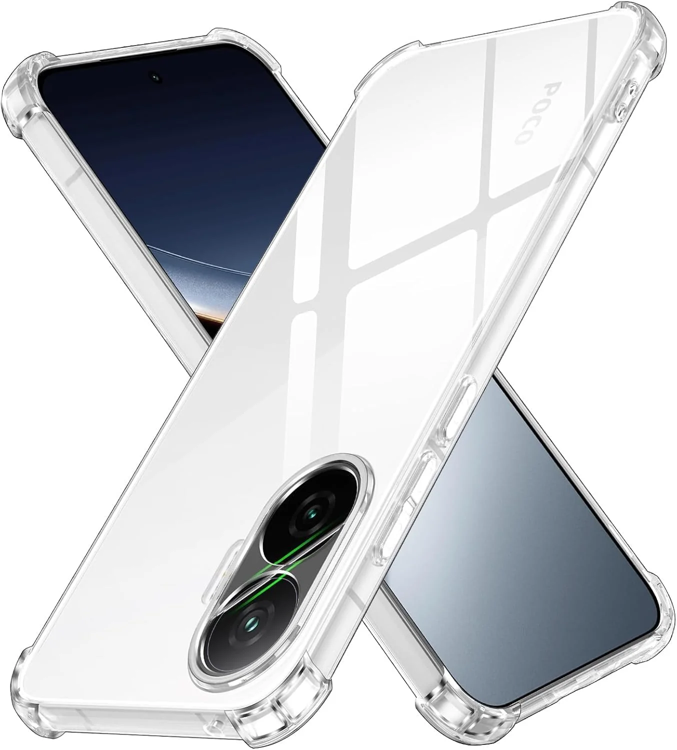 کاور محافظ ژله ای شفاف و نرم Zubitech سازگار با گوشی های شیائومی Poco F7 / Redmi Turbo 4 Pro، سبک و مقاوم در برابر ضربه، با محافظت از دوربین