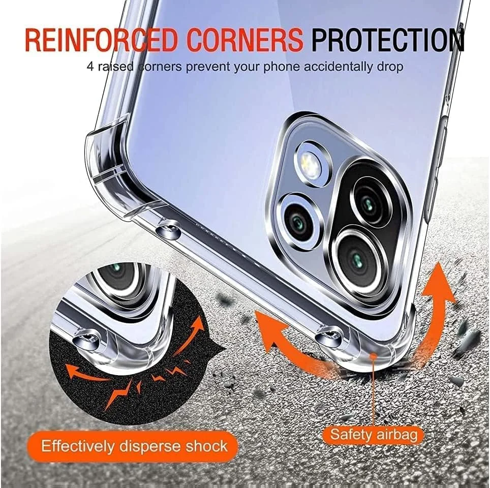 قاب ایمودیل برای شیائومی می 11، کاور پشتی با بالشتک هوا، سیلیکونی نرم، ضد ضربه، ضد خش، محافظ گوشه برای شیائومی می 11 توسط ایمودیل