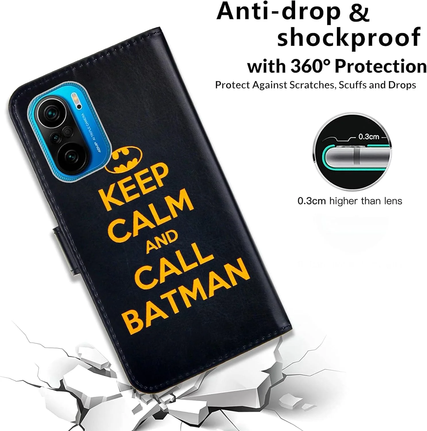 کیف چرمی برای شیائومی پوکو F3، کیف پول ضد ضربه با قابلیت تاشو، دارای جای کارت مغناطیسی و پایه نگهدارنده کیف چرمی برای شیائومی پوکو F3، کیف پول ضد ضربه با قابلیت تاشو، دارای جای کارت مغناطیسی و پایه نگهدارنده