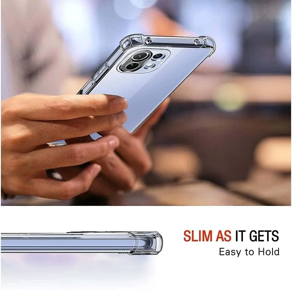 قاب ایمودیل برای شیائومی می 11، کاور پشتی با بالشتک هوا، سیلیکونی نرم، ضد ضربه، ضد خش، محافظ گوشه برای شیائومی می 11 توسط ایمودیل