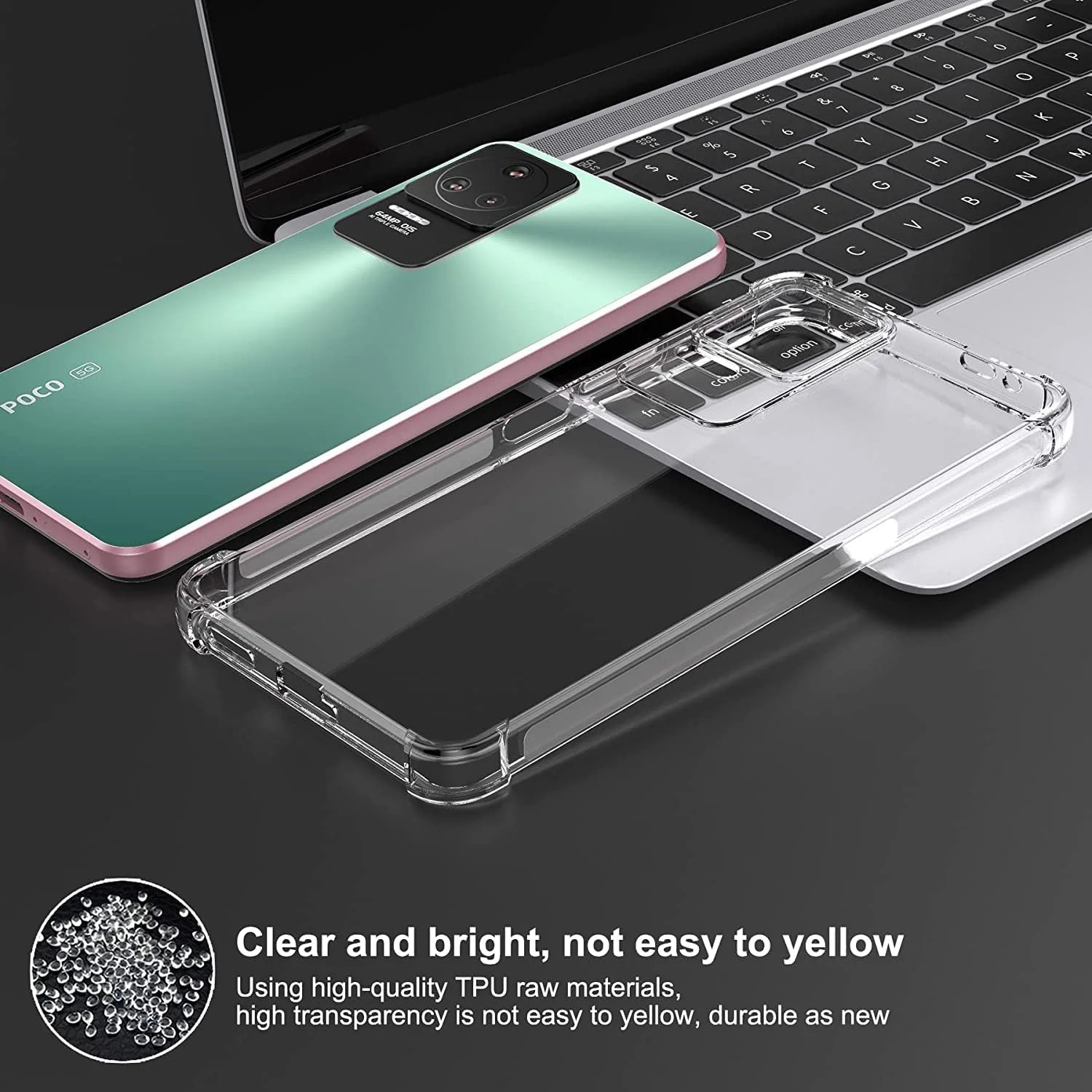 کاور محافظ ژله ای شفاف گوشی شیائومی پوکو F4 / ردمی K40S، ضربه گیر، ضد خش، با لبه های تقویت شده کاور محافظ ژله ای شفاف گوشی شیائومی پوکو F4 / ردمی K40S، ضربه گیر، ضد خش، با لبه های تقویت شده