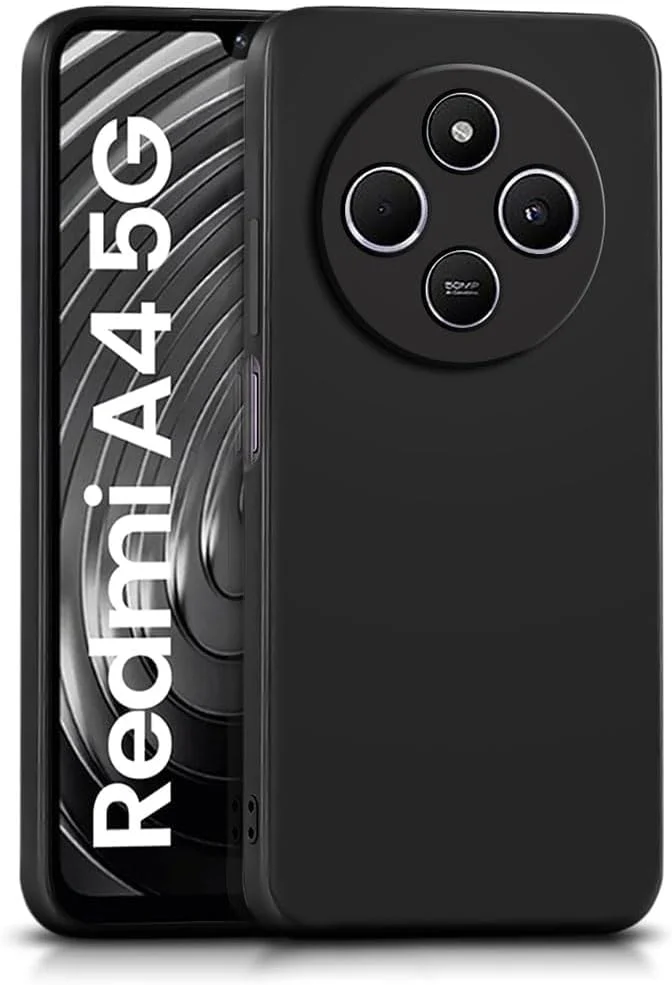کاور محافظ ژله ای Zege مناسب برای گوشی شیائومی Redmi A4 / Redmi 14C / Poco C75، ساخته شده از TPU نرم و سیلیکون، سبک و مقاوم در برابر ضربه، با محافظت از دوربین، طراحی شده برای Redmi A4 / Redmi 14C / Poco C75 (مشکی) کاور محافظ ژله ای Zege مناسب برای گوشی شیائومی Redmi A4 / Redmi 14C / Poco C75، ساخته شده از TPU نرم و سیلیکون، سبک و مقاوم در برابر ضربه، با محافظت از دوربین، طراحی شده برای Redmi A4 / Redmi 14C / Poco C75 (مشکی)
