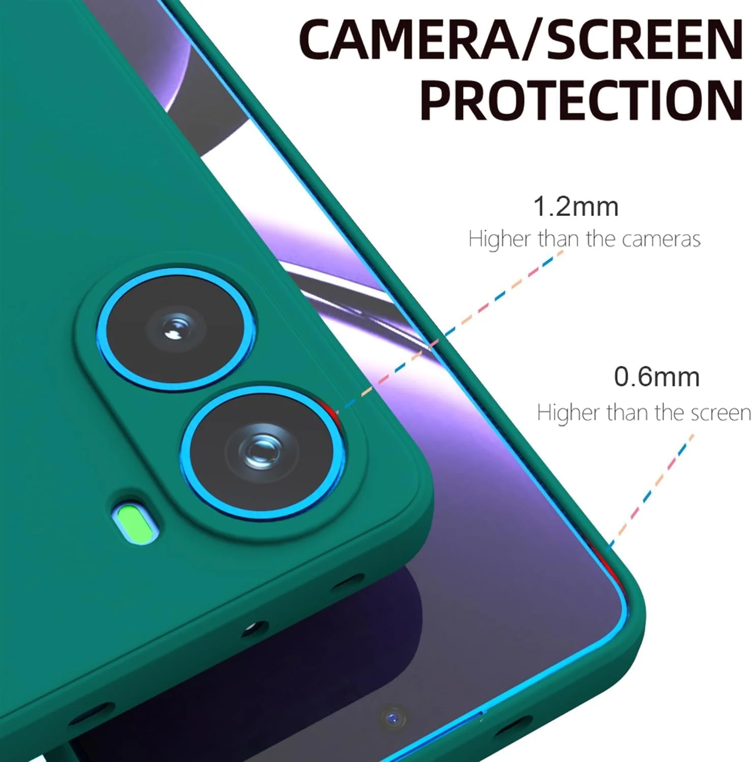 قاب محافظ سیلیکونی نرم ژله ای با ضربه گیر، پوشش لاستیکی باریک و سبک با آستر میکروفیبر، مقاوم در برابر خراش و لغزش، ضد ضربه برای گوشی شیائومی پوکو X7 پرو 5G (سبز) قاب محافظ سیلیکونی نرم ژله ای با ضربه گیر، پوشش لاستیکی باریک و سبک با آستر میکروفیبر، مقاوم در برابر خراش و لغزش، ضد ضربه برای گوشی شیائومی پوکو X7 پرو 5G (سبز)