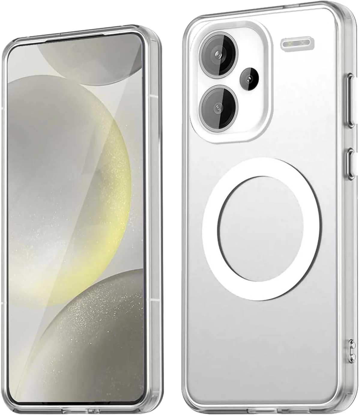 کاور محافظ گوشی شیائومی ردمی نوت 13 پرو پلاس 5G، طراحی باریک، ضد اثر انگشت، ضد ضربه و نیمه شفاف - سفید کاور محافظ گوشی شیائومی ردمی نوت 13 پرو پلاس 5G، طراحی باریک، ضد اثر انگشت، ضد ضربه و نیمه شفاف - سفید