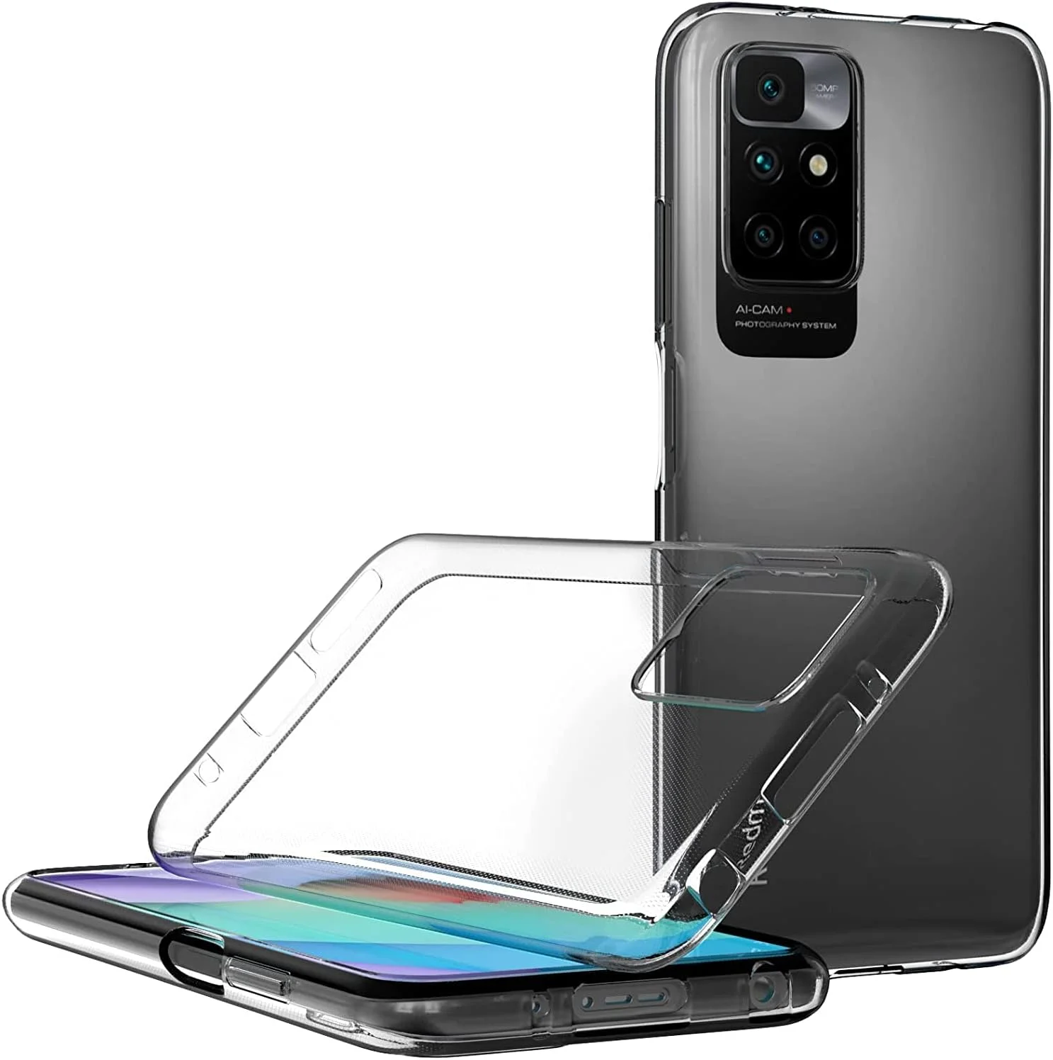 کاور محافظ ژله ای نرم و شفاف MaiJin مناسب برای گوشی شیائومی Mi Redmi 10 / Redmi 10 Prime (سایز 6.5 اینچ) کاور محافظ ژله ای نرم و شفاف MaiJin مناسب برای گوشی شیائومی Mi Redmi 10 / Redmi 10 Prime (سایز 6.5 اینچ)