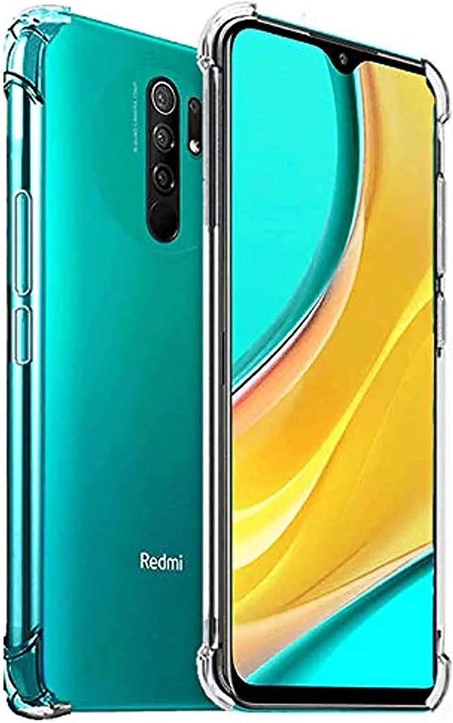 قاب محافظ گوشی EMODIL برای شیائومی ردمی 9 / ردمی 9 پرایم، ضربه گیر سیلیکونی نرم با بالشتک هوا، ضد خش، محافظ گوشه ها قاب محافظ گوشی EMODIL برای شیائومی ردمی 9 / ردمی 9 پرایم، ضربه گیر سیلیکونی نرم با بالشتک هوا، ضد خش، محافظ گوشه ها