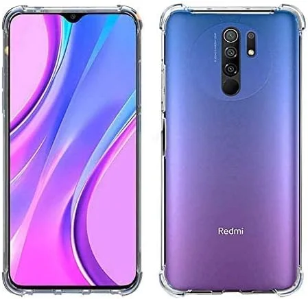 قاب محافظ گوشی EMODIL برای شیائومی ردمی 9 / ردمی 9 پرایم، ضربه گیر سیلیکونی نرم با بالشتک هوا، ضد خش، محافظ گوشه ها