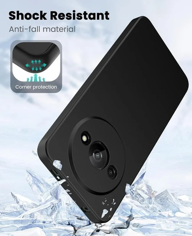 کاور سیلیکونی نرم ZEGE سازگار با گوشی شیائومی ردمی A3، محافظ سبک وزن و ضد ضربه با محافظت از دوربین، طراحی شده برای ردمی A3 (مشکی) کاور سیلیکونی نرم ZEGE سازگار با گوشی شیائومی ردمی A3، محافظ سبک وزن و ضد ضربه با محافظت از دوربین، طراحی شده برای ردمی A3 (مشکی)